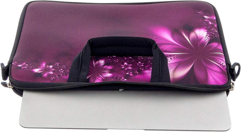 RICHEN 10 inches Messenger Bag Carrying Case Sleeve with Handle Accessory Pocket Fits 7 to 10-Inch Laptops/Notebook/ebooks/Kids tablet/Pad (7-10.2...