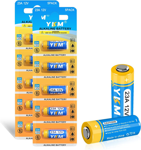 23A 12V Alkaline Battery LR23A A23S MN21/23 L1028F 23A 12 Volt Battery for Ceiling Fan Remote Garage Door Opener (10 Pack)...
