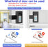Anti-Theft Doorbell Door Mount,No-Drill Mounting Bracket for Video Doorbell Cover Holder Not Block Doorbell Sensor...