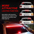 LED Third Brake Light Strip Bar, 5 Function Sequential Turn Signal Brake Running Double Flash Flexible 40Inch High Mount Stop Lights Strips for Je...