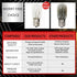 Upgraded 10692 Microwave Bulb 110-130V Wide Voltage T7 E17 25W Compatible with GE Appliance Bulb Excellent Quality-1 Year QA (6pack)...