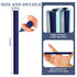 Whaline 12Pcs Dusty Blue Wax Seal Sticks Gradient Blue Color Glue Gun Sealing Wax Sticks Envelop Sealing Wax for Wedding Invitations Cards Envelop...