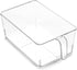 BINO | Clear Storage Organizer | THE HOLDER COLLECTION | Clear Containers for Organizing with Built-in Handles | Pantry Organization and Storage |...