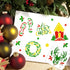 5"x5"Reusable Christmas Painting Stencils,24Pcs Xmas Waterproof Slice Templates Plastic Drawing Stencils for Kids Christmas DIY Craft Supplies...