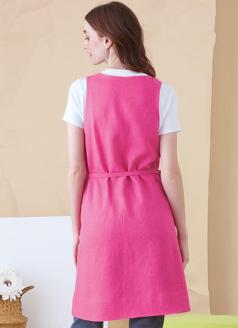 Simplicity Misses' Full-Coverage Tabard Aprons Sewing Pattern Packet by Elaine Heigl Designs, Code S9766, Sizes XS-S-M-L-XL, Multicolor...