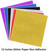 10 Sheets Gold Glitter Cardstock Paper for Graduation Cap DIY Project, Scrapbook, Birthday Wedding Party Decoration 250GSM(12x12 In, Non Adhesive)...