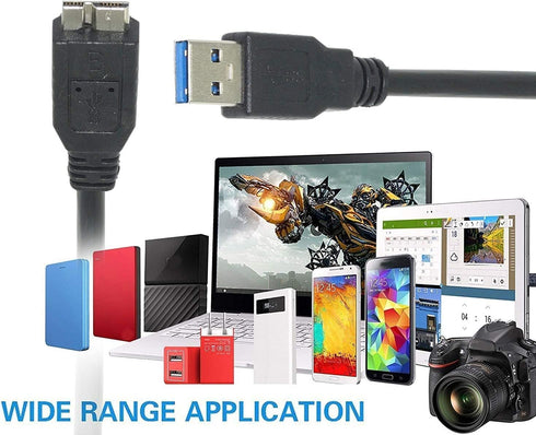 Master Cables G-Technology G-Drive Replacement Compatible USB 3.0 Cable. for Data Transfer...