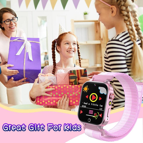 Kids Smart Watch with 26 Puzzle Games Camera Video Music Player Tracking Pedometer Flashlight 12/24 hr Educational Toys, Gifts for Kids Ages 3+Yea...