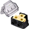 0/2/4 Gauge in 0/2/4 Gauge Out Copper Power Distribution Block for Car Audio Splitter(1 in 2 Out)...