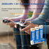 Henreepow 1.5V AA Lithium Rechargeable Batteries, High Capacity 2600mWh(1700mAh) Double A Lithium ion Rechargeable Battery, 1200 Cycles with 4 in ...