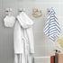 IBosins 4 Pack Towel Hooks Hand Towel Holder for Bathroom Wall Livingroom Bedroom Kitchen Closet Heavy Duty Stainless Steel Hook Hanger for Robe, ...