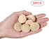 50 PCS 30 mm Split Wood Balls, Small Natural Unfinished Half Round Wooden Beads for Kids Craft...