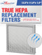 LifeSupplyUSA HEPA Filter Replacement Compatible with Idylis Air Purifiers IAP-10-280, Model # IAF-H-100D...