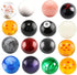 Round Ball Shift Knob Universal Gear Shift Knob 5 6 Speed for Manual Automatic Vehicles with Adapters (Pure Black)...