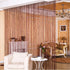 Topixdeals Door Fringe Curtain,Door Curtains,Rare Flat Silver Ribbon Door String Curtain Thread Fringe Window Panel Room Divider Cute Strip Tassel...