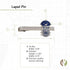 Desert Cactus Phi Beta Sigma Fraternity Silver Crest Tie Bar Greek Formal Wear Blazer Jacke...