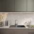Sliver Stainless Steel Contact Paper Dark Silver Peel and Stick Wallpaper17.7inch x 196.8inch Silver Self Adhesive Wallpaper for Kitchen Counterto...