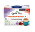 QuikTea Saffron Masala Chai Tea Latte – 10 Count, Bold Saffron Masala Flavor, Naturally Caffeine-Light, no preservatives, No Sugar Added – Just Ad...
