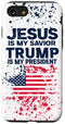 iPhone SE (2020) / 7 / 8 Trump Is My President phone case American Flag Trump 2020 Case...