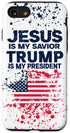 iPhone SE (2020) / 7 / 8 Trump Is My President phone case American Flag Trump 2020 Case...