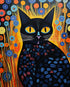 Gond Painting of a Kitten Paint by Numbers Kits 16x20 inch Canvas DIY Oil Painting for Kids, Students, Adults Beginner with Brushes and Acrylic Pi...
