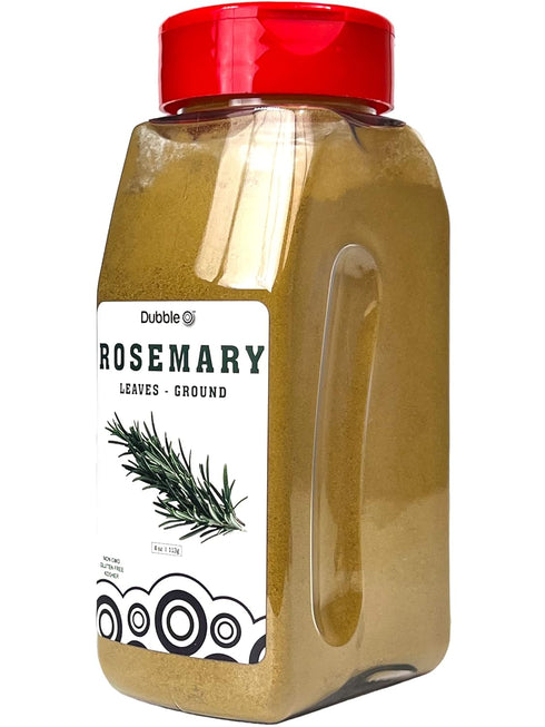Ground Rosemary Leaves Powder - 5 oz. - Non GMO, Kosher, Halal, and Gluten Free - Dubble O Brand...