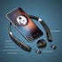 AMORNO Foldable Bluetooth Headphones Wireless Neckband Headset with Retractable Earbuds, Sports Sweatproof Noise Cancelling Stereo Earphones with ...
