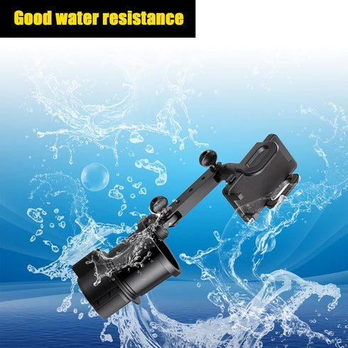 Pack-1 Universal Car Cup Holder with Cellphone Mount, 360 Degrees Rotation Cup Holder Expander Adapter, Compatible with iPhone and All Smartphones...