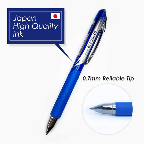 High Grade Gel Pens, Blue Ink, 0.7mm Fine Point, 10 Count Pack, Quick Smooth Writing, Gel Ink Pens, for School, Office Supplies (BIZ-GEL24-Blue...