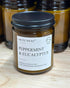 Peppermint & Eucalyptus Candles | Arctic Wicks Non Toxic Coconut Beeswax Candles | Natural Coconut Beeswax 9oz Amber Jar | Spa Wellness Candles Wa...