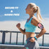 Cell Phone Running Armband - Detachable & 360° Rotatable Universal Cellphone Arm Band for iPhone 16 15 14 13 12 Pro Max Plus Samsung Galaxy Note S...