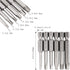 1/4-Inch Shank Magnetic Square Head Screwdriver Bits Power Tools SQ1 SQ2 SQ2.74 SQ3 SQ4 SQ5 50mm/2 Inch Length(1Set)...