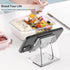 Crpich Acrylic Cell Phone Stand, Portable Clear Phone Stand for Desk, Compatible with Phone15 14 13 Pro Max Mini 12 11 Plus SE, Switch, Android Sm...