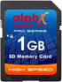 AlphX 1gb SD Secure Digital Memory Cards, Pack of 2 - Compatible with all Digital Cameras...