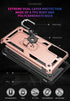 Military Grade Drop Impact for Samsung Galaxy S21 Plus Case 5G Metal Rotating Ring Kickstand Holder Armor Heavy Duty Shockproof Case Galaxy S21 Pl...