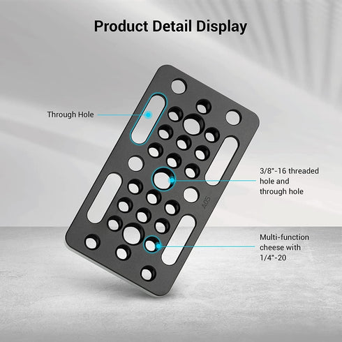 SMALLRIG Switching Plate Camera Easy Plate for Railblocks, Dovetails and Short Rods - Longer Version - 1598...