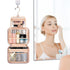 CUBETASTIC Clear Makeup Bag for Women, Transparent Cosmetic Organizer Case for Travelling, Hanging Toiletry Bag for Travel Essentials 3 Comparment...