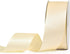 YAMA Ivory Double Face Satin Ribbon 1 1/2 Inch 25 Yards, Ice Cream Ribbon for Gift Wrapping Crafts Flower Bouquet, Ivory...