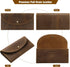 Jack&Chris Leather Multi Card Organizer Wallet Credit Card Holder Thin Wallet with Zipper Pocket,MBNM026...