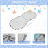 6 Pcs 13 x 29 in Peanut Shape Changing Pad Liner Peanut Changing Pad Liner Portable Soft Peanut Changing Pad Washable Reusable Changing Pad Liner ...