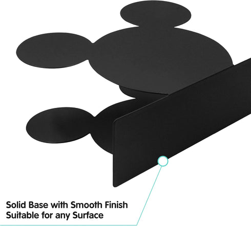 BLACK Mickey Head Premium Stainless Steel Napkin Holder Stand for home kitchen table party RV camper restaurant...