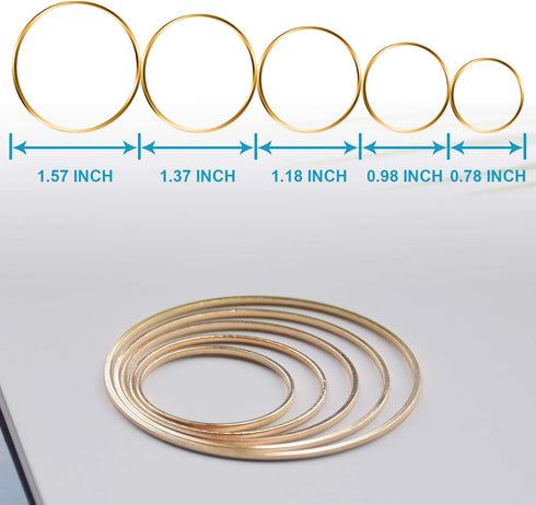 60PCS Earrings Hoop for Jewelry Making DIY Crafts Earring Making Supplies Necklace (60PCS KC Gold)...