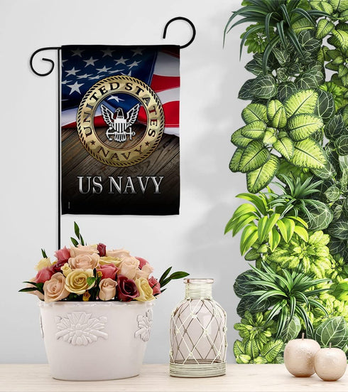 US Navy Military Tapestry Armed Forces Home Decor Memorabilia Banner United State Wall Americana Decorations Remembrance Retire Outdoor Memorial Y...