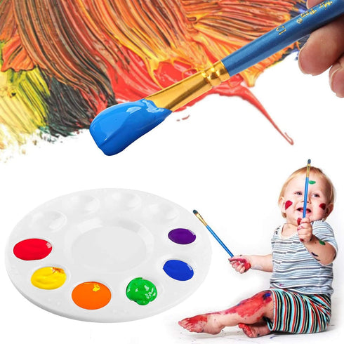 Paint Tray Palettes, 6 Pack, Painting Supplies, Painting Palette for Kids, Plastic Palette...