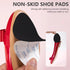 24Pcs Non-Skid Shoe Pads, Anti-Slip Shoe Grips for High Heels, Self-Adhesive Rubber Shoes Pads, Wear-Resistant Rubber Sole, Noise Reduction for Me...