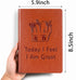 Funny Groot Gifts Today I Feel I Am Groot Leather Notebook TV Movie Gifts Inspirational Gifts for Son Daughter Groot Lover Gifts Birthday Gifts fo...