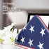 Anley Vinyl Memorial Flag Display Bag with Zipper - Easy Storage and Lightweight - American Veteran USA 5' x9.5' Folded Flags Plastic Bags...