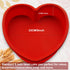Silicone Heart Shaped Cake Pans,9 Inch Silicone Cake Pan for Baking, Heart Molds Silicone Non-Stick (Red-1PCS, 9 INCH)...