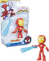 Marvel Spidey and His Amazing Friends Iron Man Action Figure Toy, Preschool Super Hero 4-Inch Scale Figure with Accessory, Kids Ages 3 and Up...