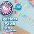 30 x Edible Cupcake Toppers – Cute Pink Cat Inspired Party Collection of Edible Cake Decorations | Uncut Edible on Wafer Sheet...